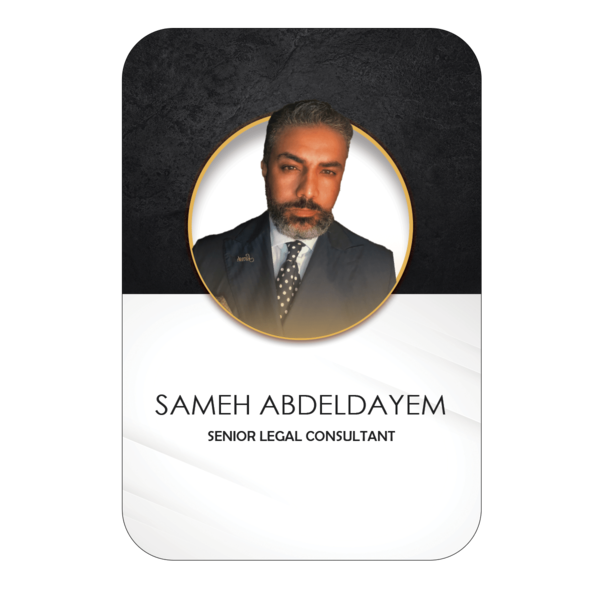 Portrait of Mr. Sameh Abdeldayem, Senior Legal Consultant at HZLegal, a reputable law firm.