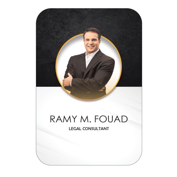 Portrait of Mr. Ramy M. Fouad, Legal Consultant at HZLegal, a reputable law firm.