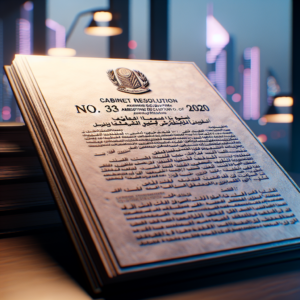 Cabinet Resolution No. (33) of 2020 amending Resolution No. (57) of 2018 regarding the regulatory regulations of Law No. (11) of 1992 regarding the Civil Procedures Law in the Emirates