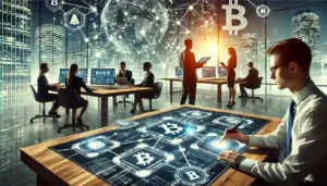 Blockchain nodes and smart contracts enhancing DIFC compliance strategies