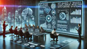 Professionals using IoT systems for compliance in DIFC.
