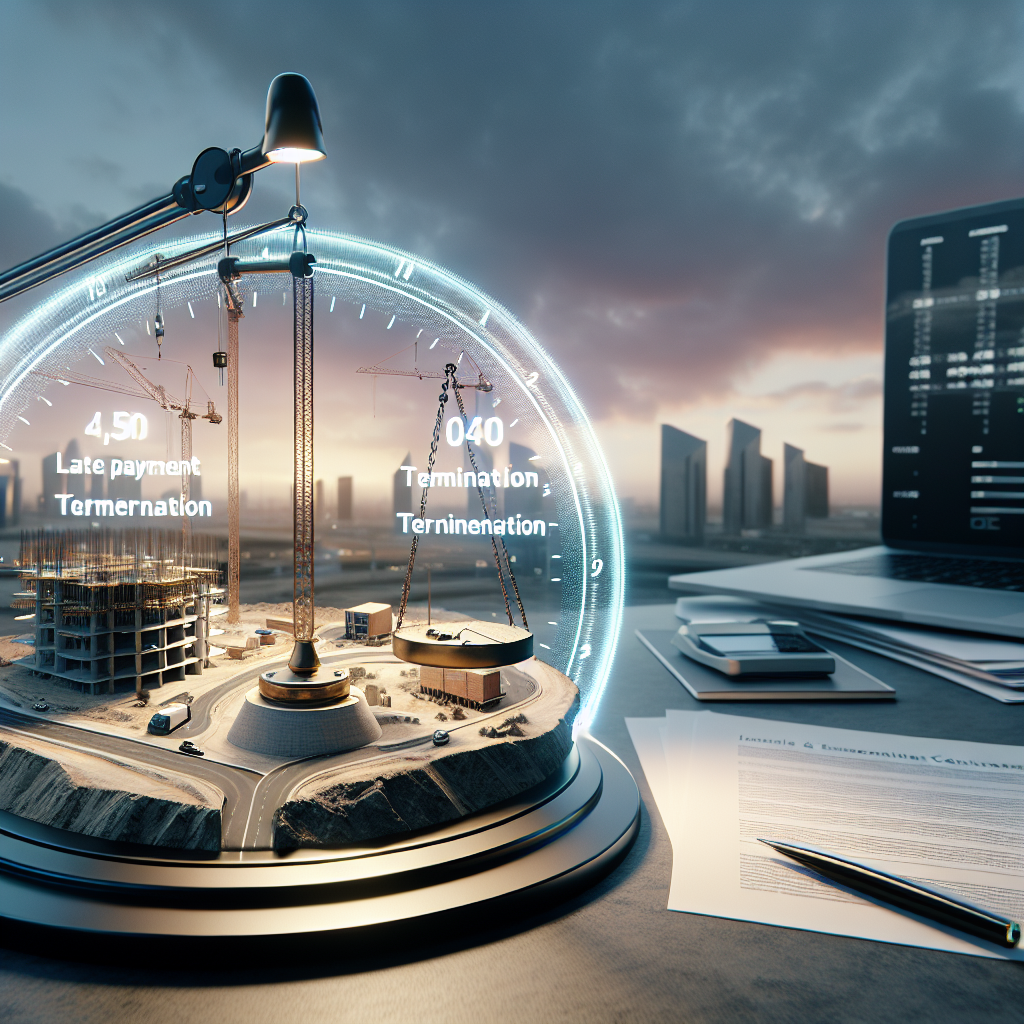Legal overview of late payment and termination fees in construction contracts in UAE