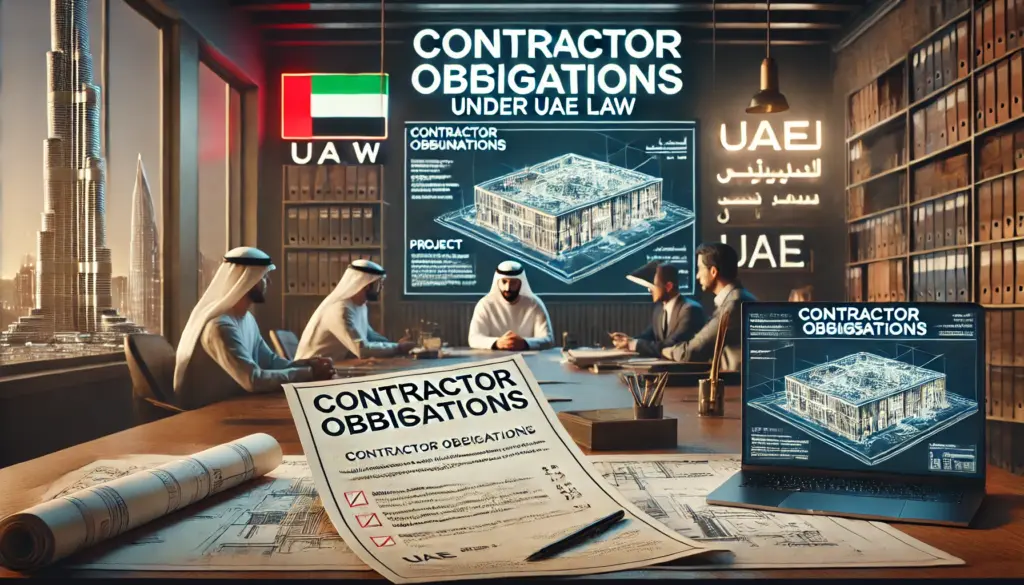 Contractor Obligations Under UAE Law
