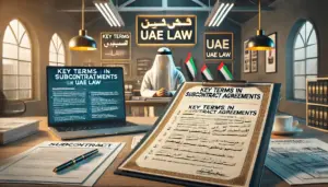 Key Terms to Include in Subcontract Agreements: According to UAE Construction Law