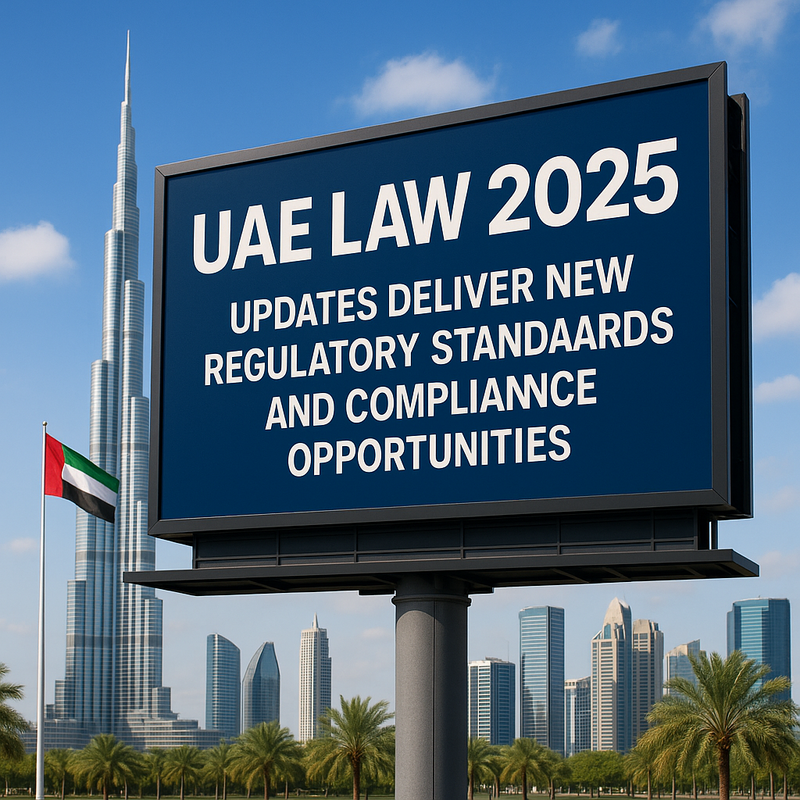 UAE 2025 compliance flowchart outlining legal update implications