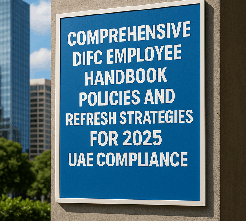 Comprehensive DIFC Employee Handbook Policies and Refresh Strategies for 2025 UAE Compliance