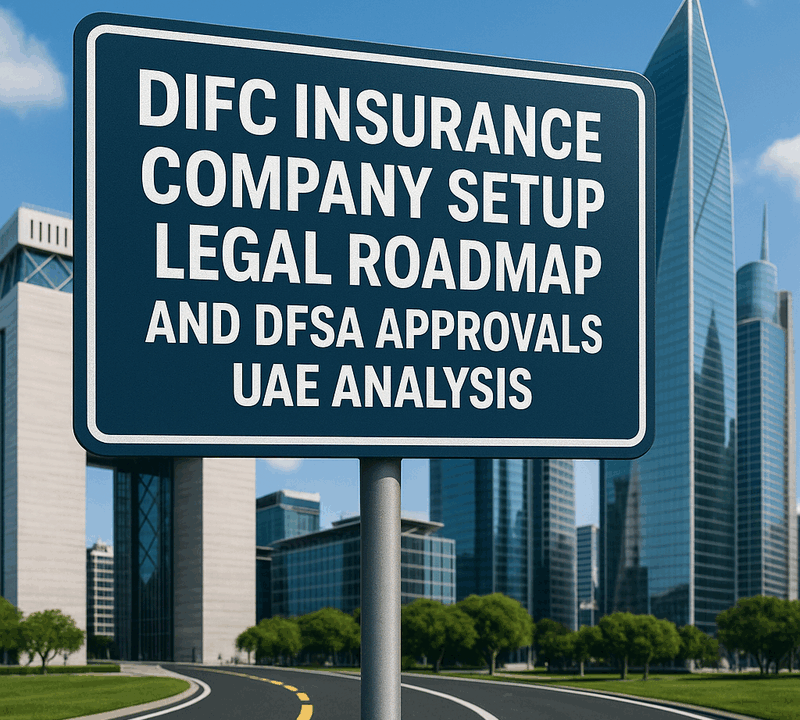 DIFC Insurance Company Setup Legal Roadmap and DFSA Approvals UAE Analysis