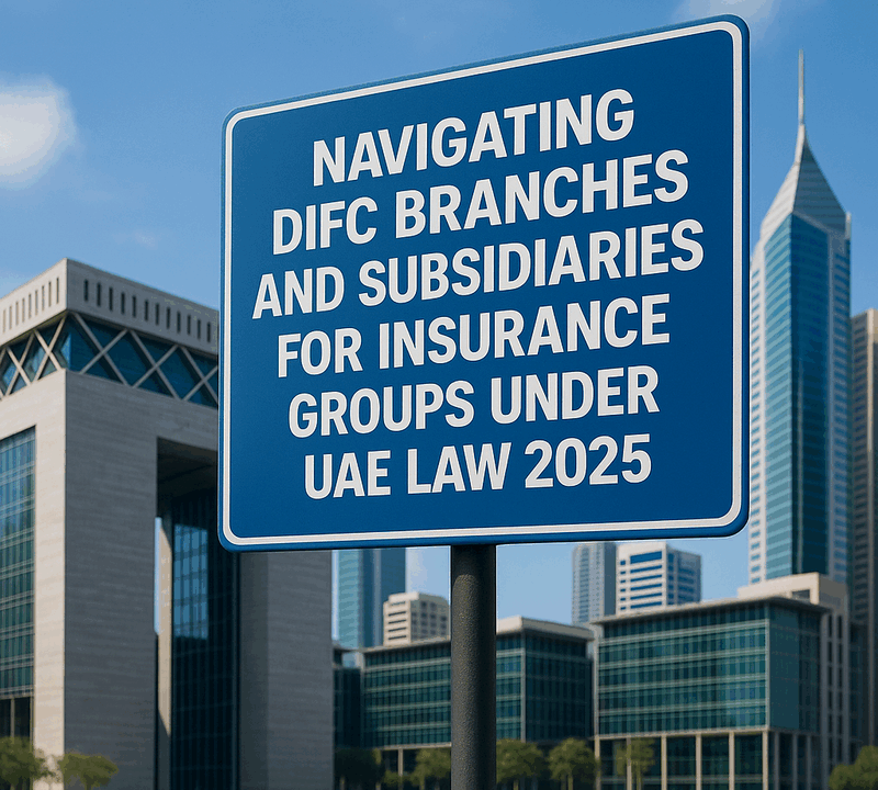 Navigating DIFC Branches and Subsidiaries for Insurance Groups Under UAE Law 2025