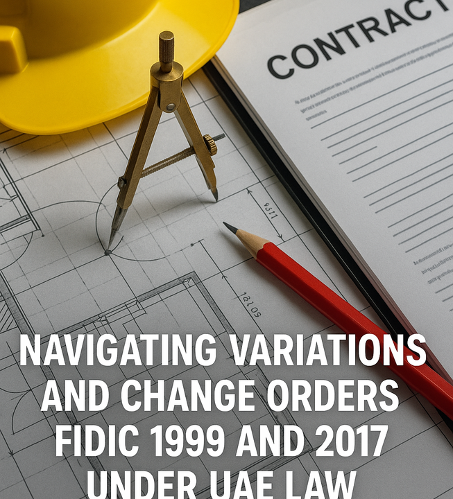Navigating Variations and Change Orders FIDIC 1999 and 2017 Under UAE Law