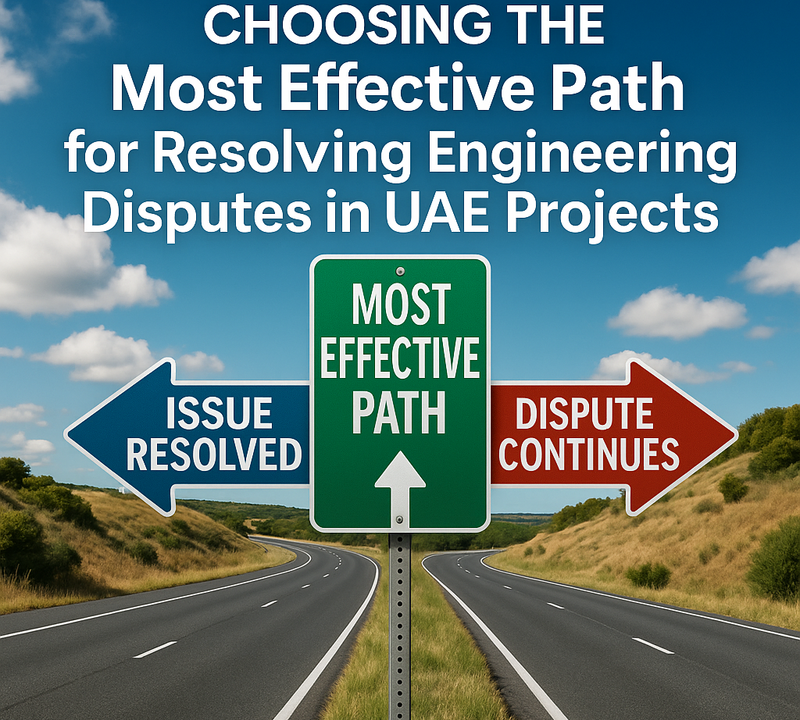 Choosing the Most Effective Path for Resolving Engineering Disputes in UAE Projects