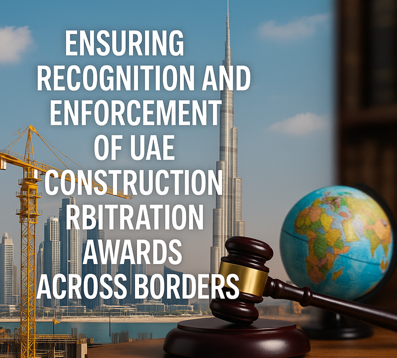 Ensuring Recognition and Enforcement of UAE Construction Arbitration Awards Across Borders