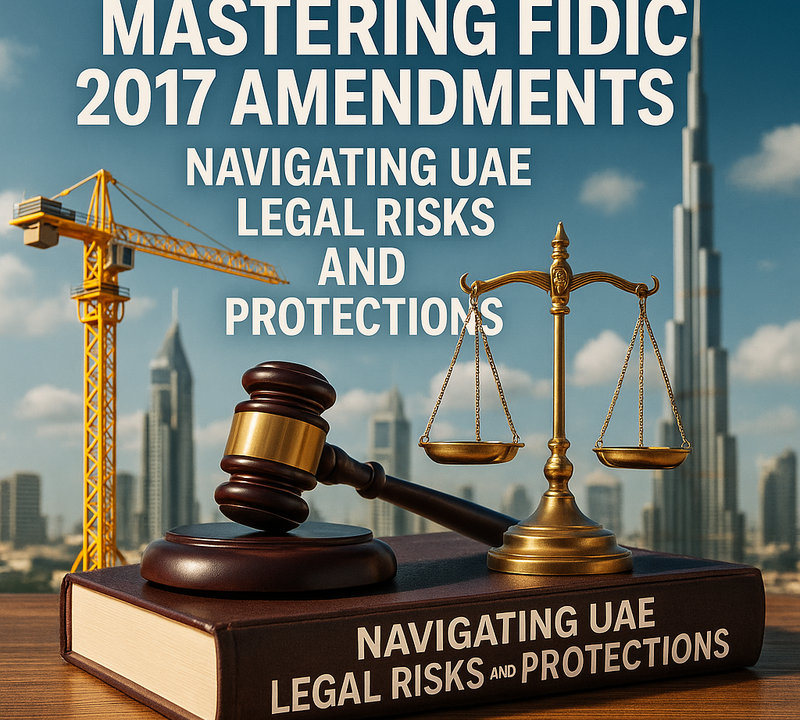 Mastering FIDIC 2017 Amendments Navigating UAE Legal Risks and Protections