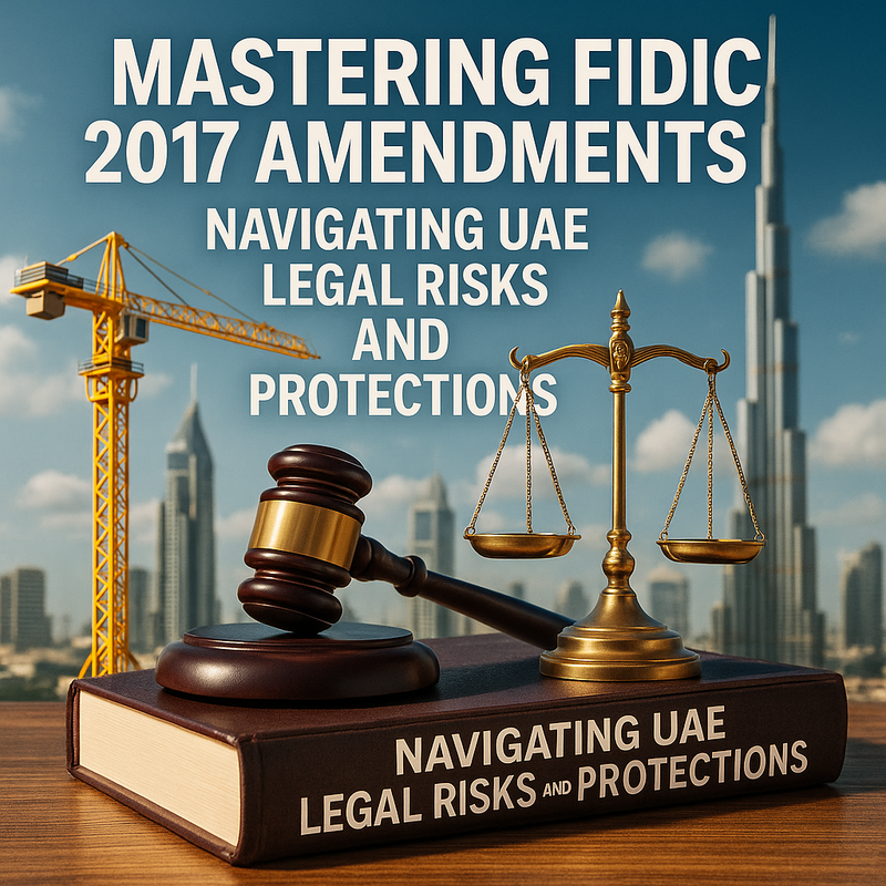 FIDIC contract amendments analysis UAE legal compliance chart