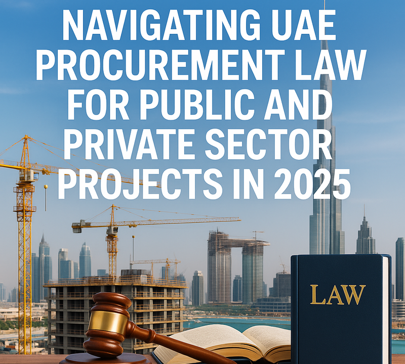 Navigating UAE Procurement Law for Public and Private Sector Projects in 2025