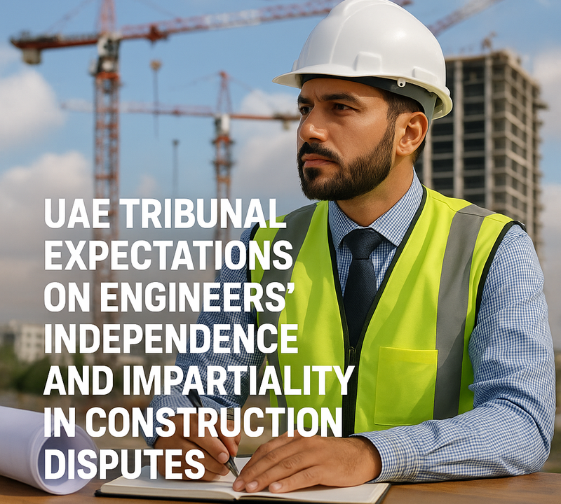 UAE Tribunal Expectations on Engineers Independence and Impartiality in Construction Disputes