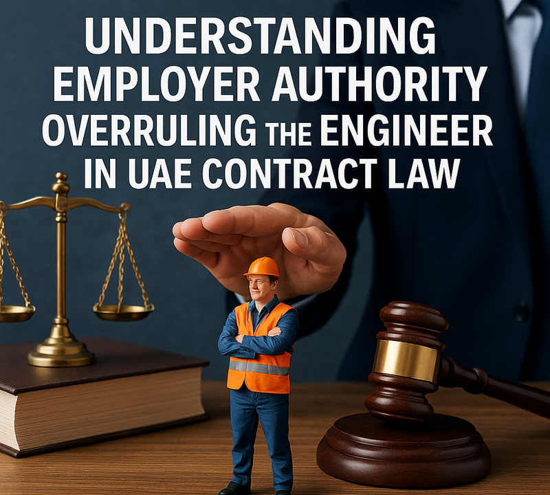 Understanding Employer Authority Overruling the Engineer in UAE Contract Law