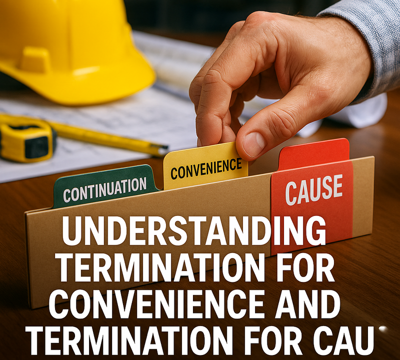 Understanding Termination for Convenience and Termination for Cause in UAE Projects