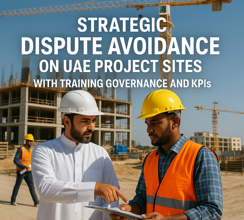 Strategic Dispute Avoidance on UAE Project Sites with Training Governance and KPIs