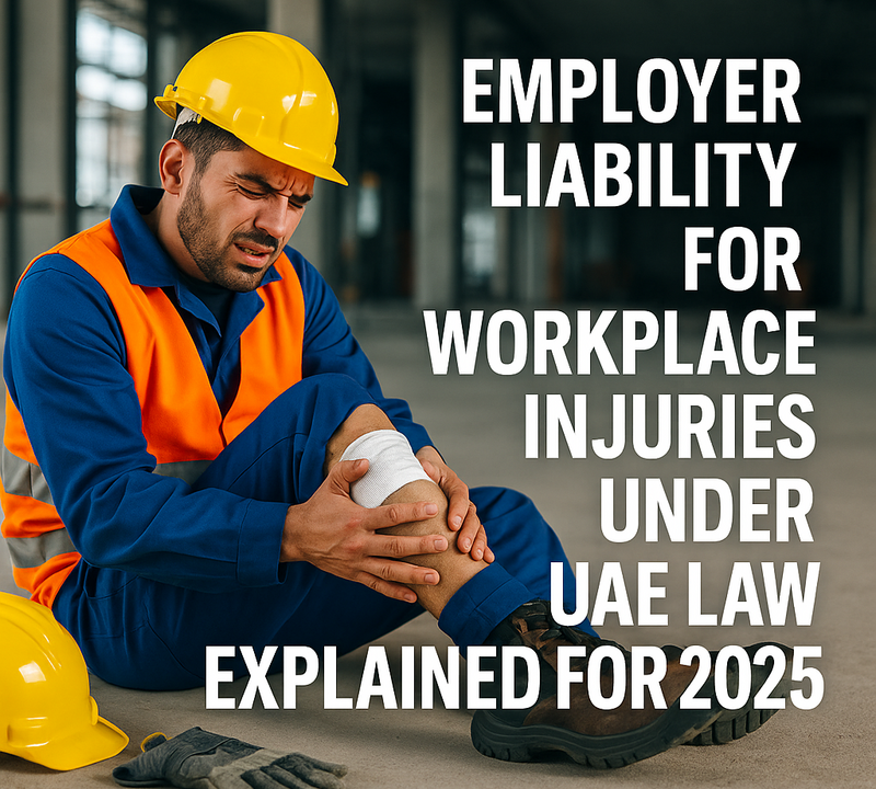 Employer Liability for Workplace Injuries Under UAE Law Explained for 2025