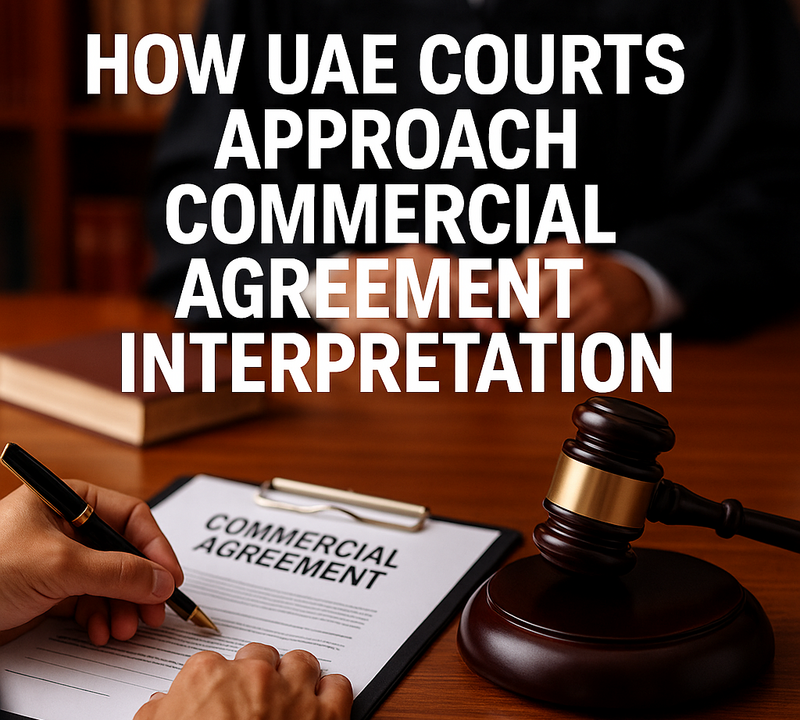 How UAE Courts Approach Commercial Agreement Interpretation