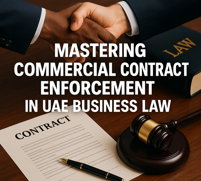 Mastering Commercial Contract Enforcement in UAE Business Law
