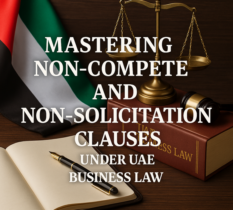Mastering Non Compete and Non Solicitation Clauses Under UAE Business Law