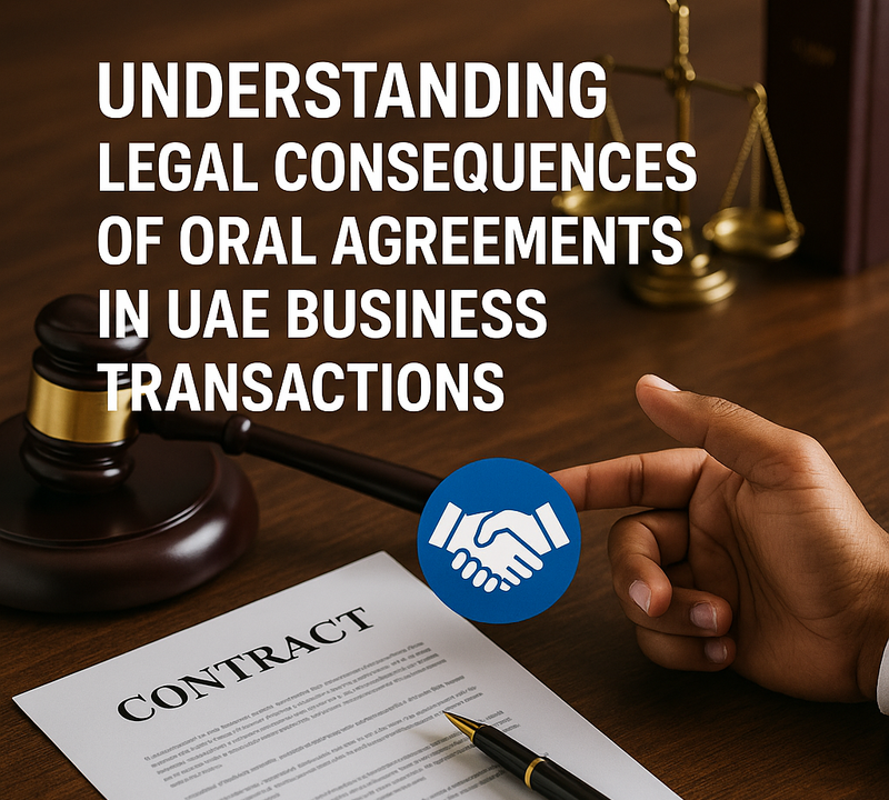 Understanding Legal Consequences of Oral Agreements in UAE Business Transactions