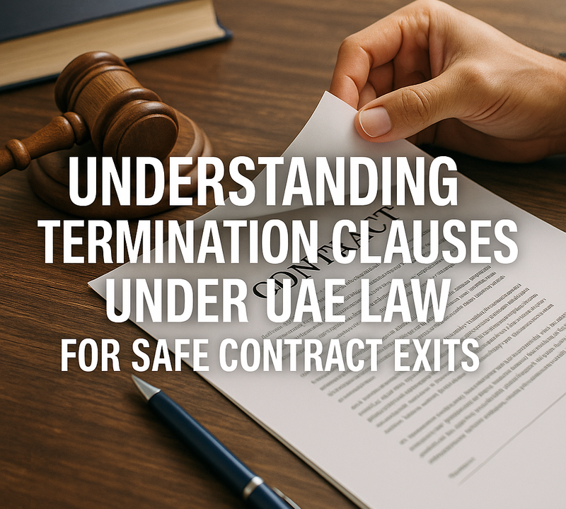 Understanding Termination Clauses Under UAE Law for Safe Contract Exits