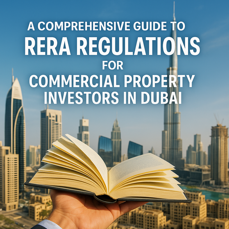 Dubai city skyline with iconic towers representing commercial real estate investment