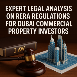 Dubai skyscraper view representing RERA-regulated commercial properties