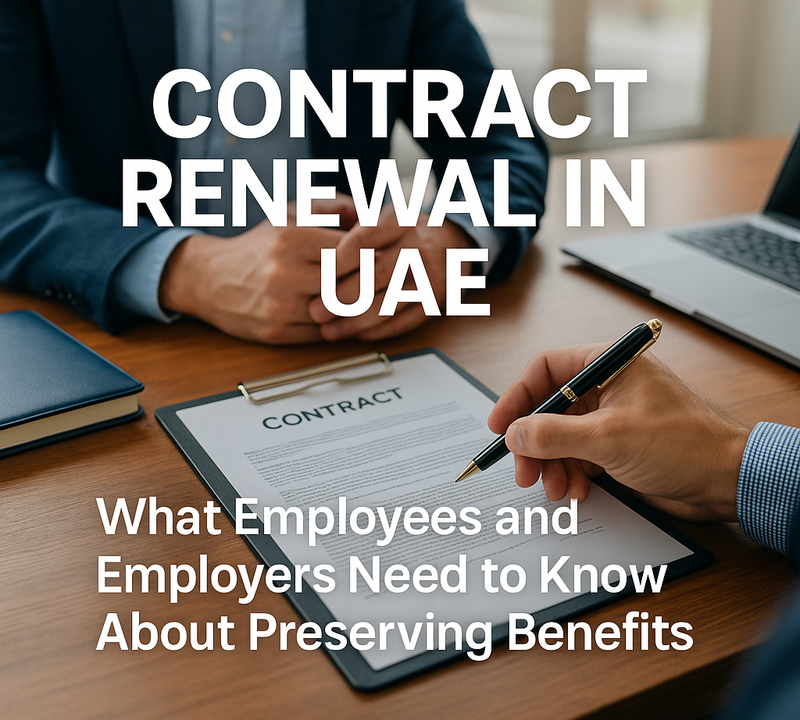 Contract Renewal in UAE What Employees and Employers Need to Know About Preserving Benefits