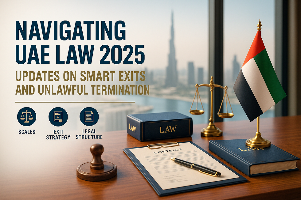 Navigating UAE Law 2025 Updates on Smart Exits and Unlawful Termination