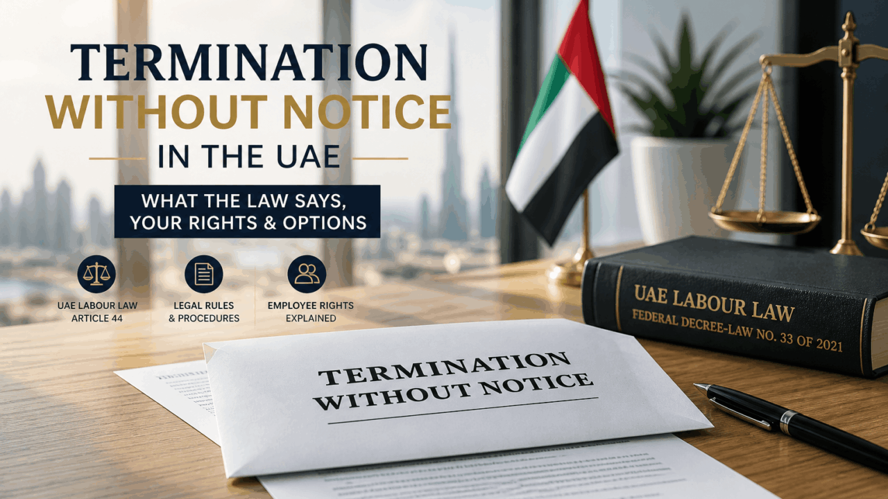 Can an Employee Be Terminated Without Notice in the UAE?